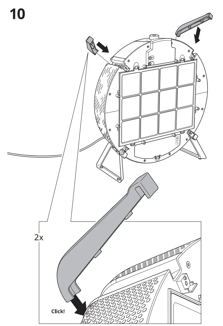 IKEA AA-2287882-2 STARKVIND Air Purifier - Assembly 15