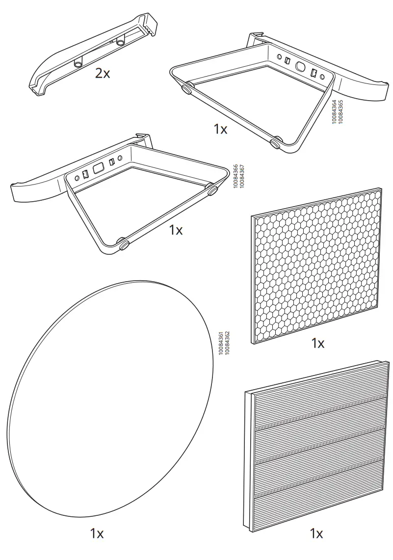 IKEA AA-2287882-2 STARKVIND Air Purifier - Assembly 2