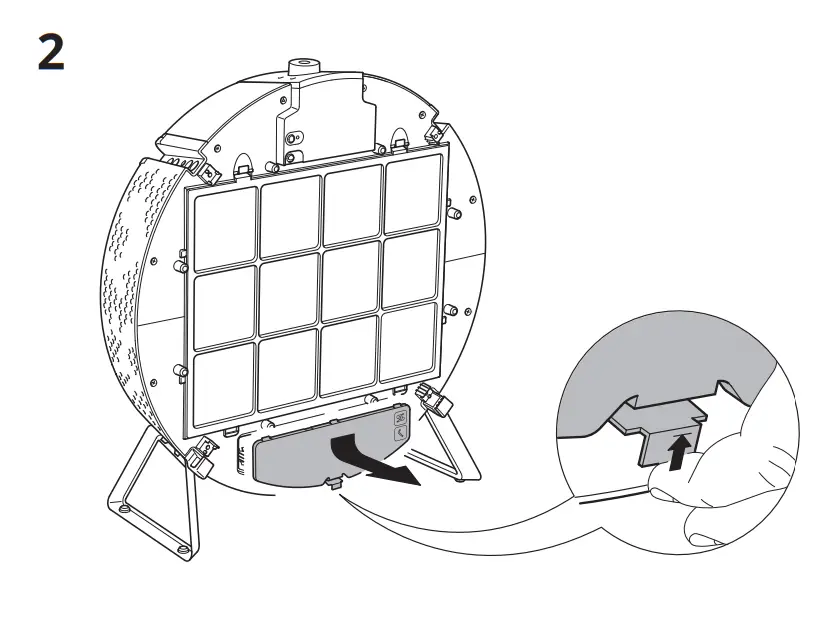 IKEA AA-2287882-2 STARKVIND Air Purifier - Assembly 4