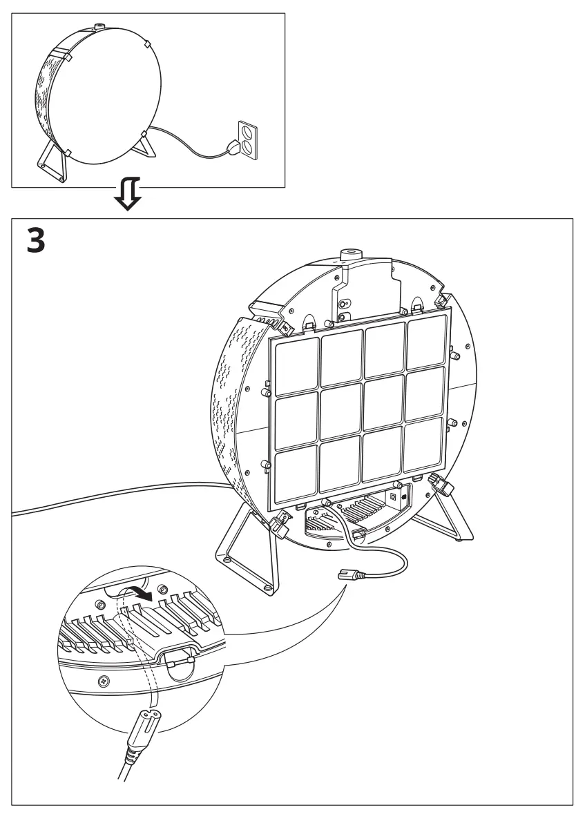 IKEA AA-2287882-2 STARKVIND Air Purifier - Assembly 6