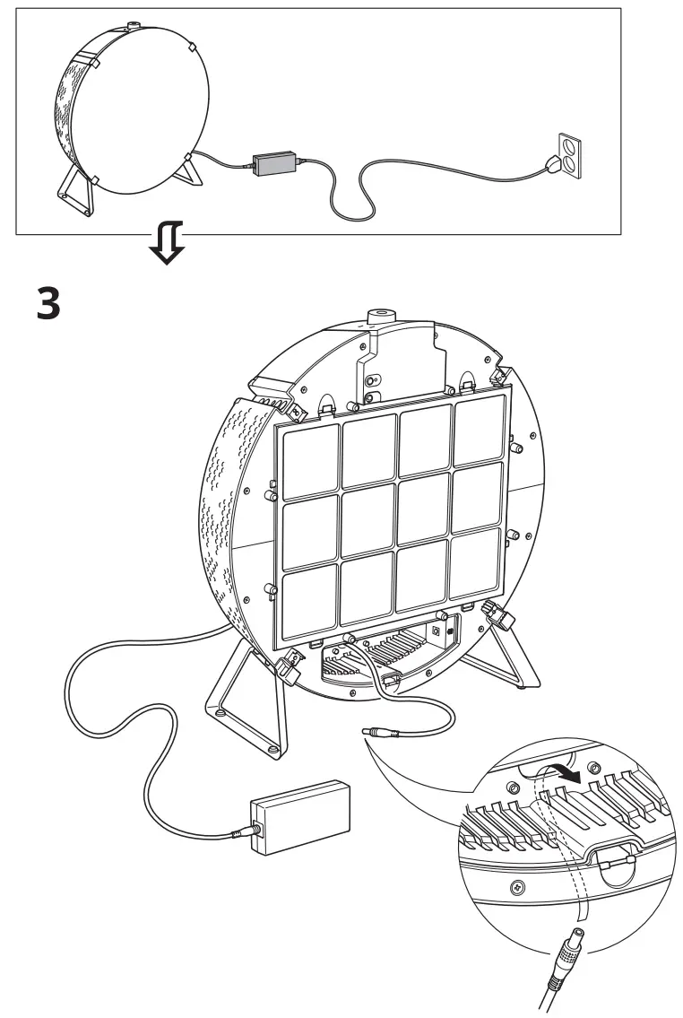 IKEA AA-2287882-2 STARKVIND Air Purifier - Assembly 8