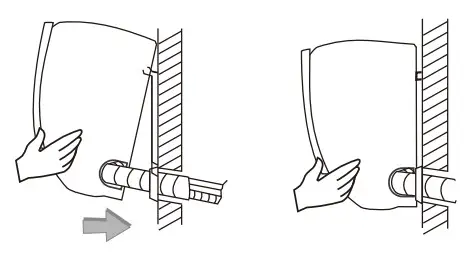 VOX SFE09-AA Split Type Wall Mounted Air Conditioner - Fixing the Indoor Unit
