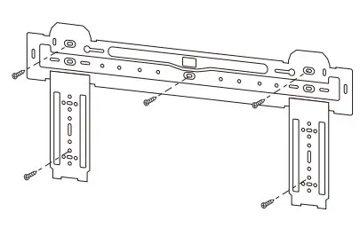 VOX SFE09-AA Split Type Wall Mounted Air Conditioner - Mounting plate