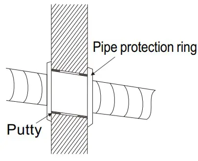 VOX SFE09-AA Split Type Wall Mounted Air Conditioner - Wall-through Hole