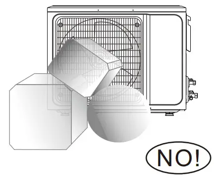 VOX SFE09-AA Split Type Wall Mounted Air Conditioner - air outlet