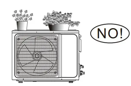 VOX SFE09-AA Split Type Wall Mounted Air Conditioner - outdoor