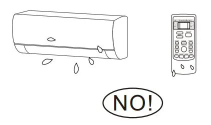 VOX SFE09-AA Split Type Wall Mounted Air Conditioner - remote control