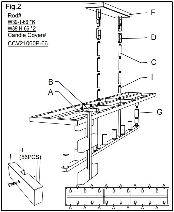 american-lighting-association-N7548-729-Painesdale-8-Light-Sand-Coal-and-Polished-Nickel-Island-Chandelier-FIG-2