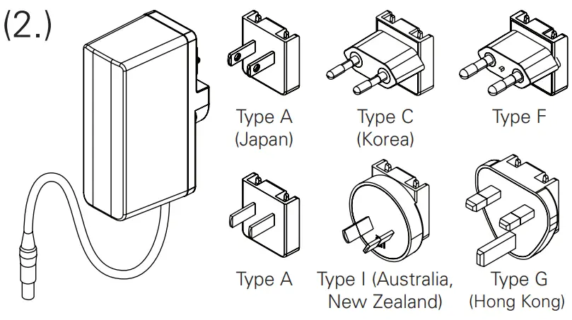 Humanscale Nova Desk Lamp - Adapter 1