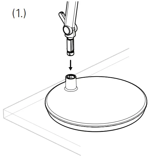 Humanscale Nova Desk Lamp - Base