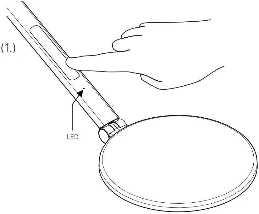 Humanscale Nova Desk Lamp - Behavior