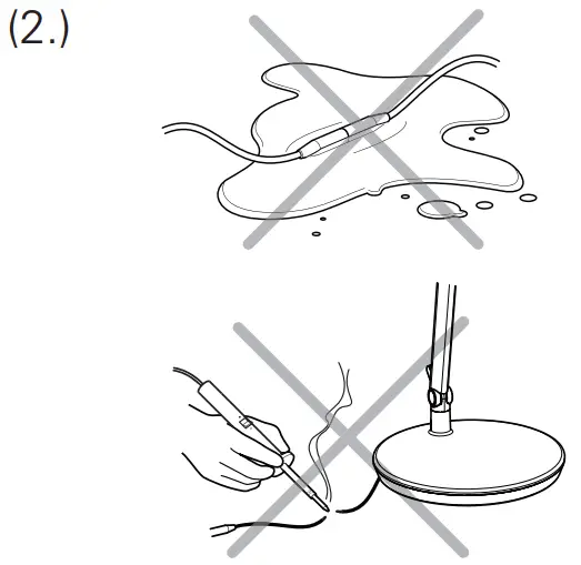 Humanscale Nova Desk Lamp - liquids