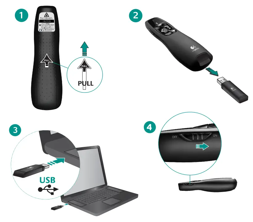 Logitech-910-001354-Wireless-Presenter-Remote-Clicker-Fig-2