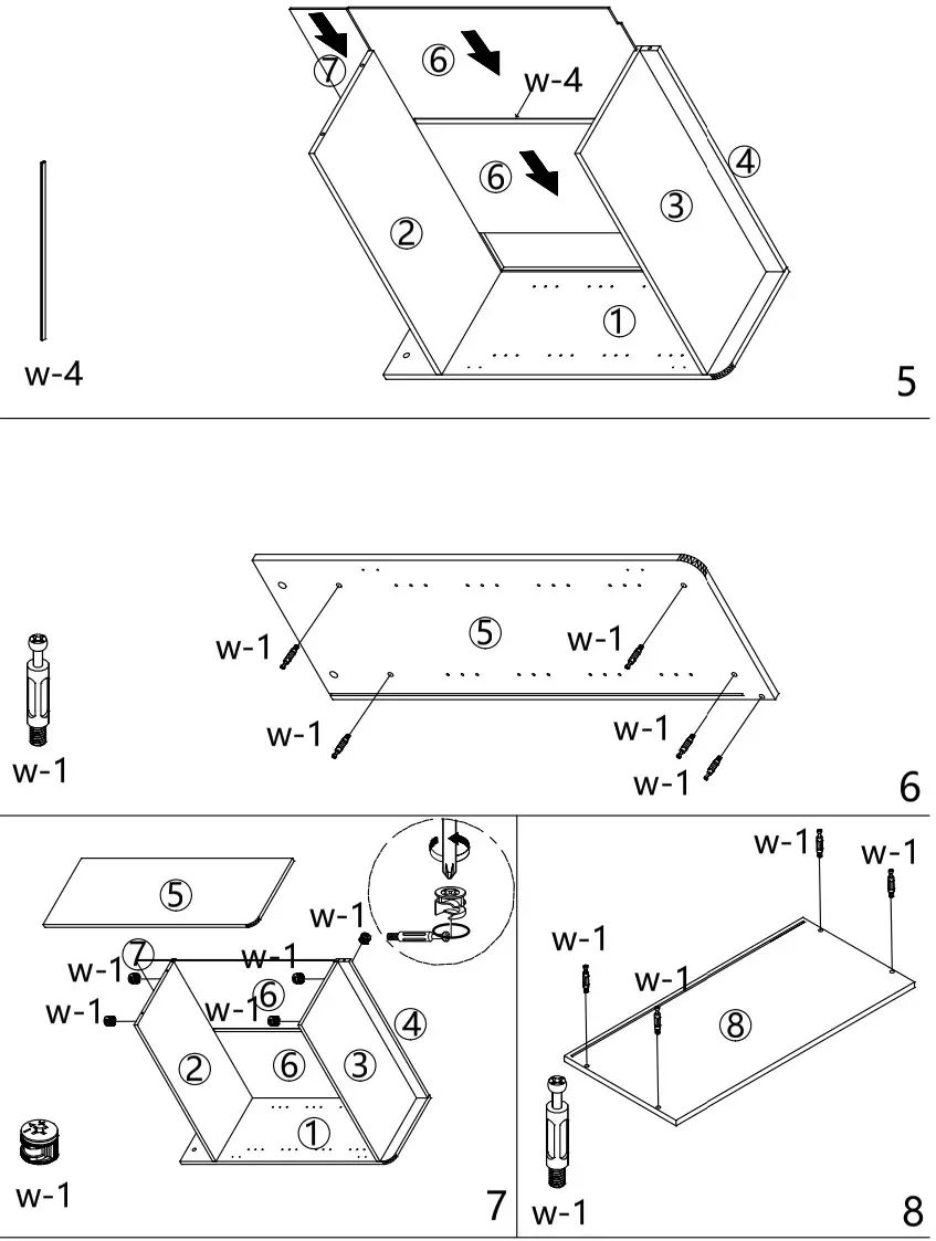 Tribesigns CAND B09A Storage Cabinet - Accessories show 3
