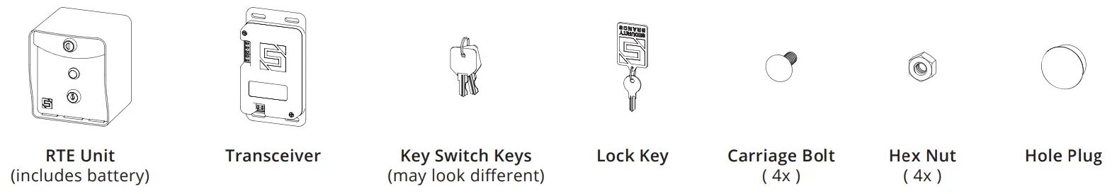 SECURITY BRANDS Ridge RTE Request to Exit Station - Screwdriver