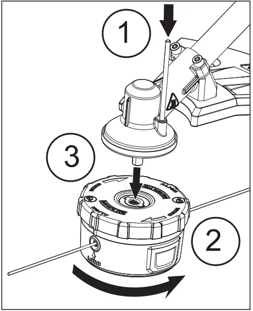 milwaukee 3015-20 M18 Fuel Brush Cutter - assembly 3