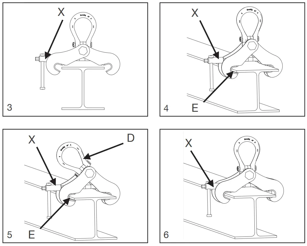 How to operate the clamp