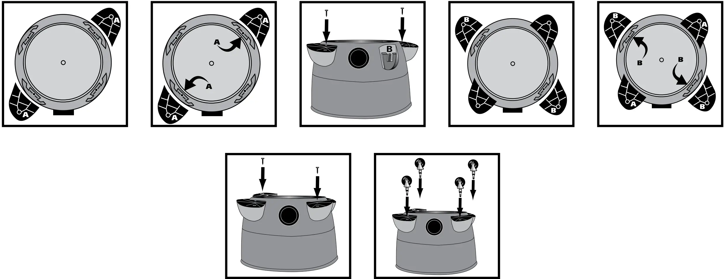 CASTER SYSTEM ASSEMBLY