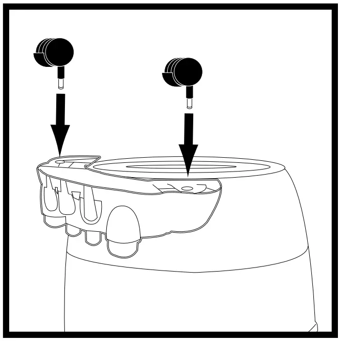 PLASTIC TANK WITH REAR CASTER DOLLY 