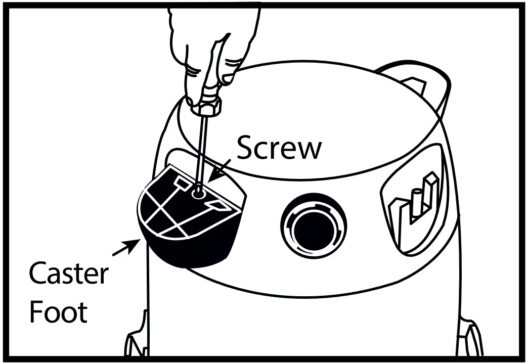 PLASTIC TANK WITH REAR CASTER DOLLY 