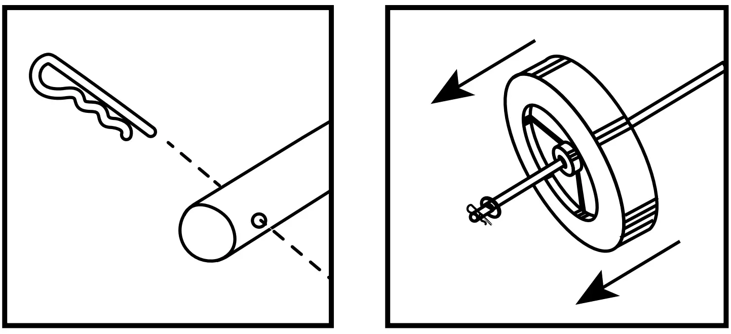 Rear Wheel Dolly/Tool Holder and Front Caster Feet Assembly