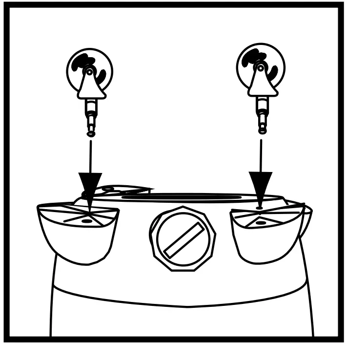 Rear Wheel Dolly/Tool Holder and Front Caster Feet Assembly