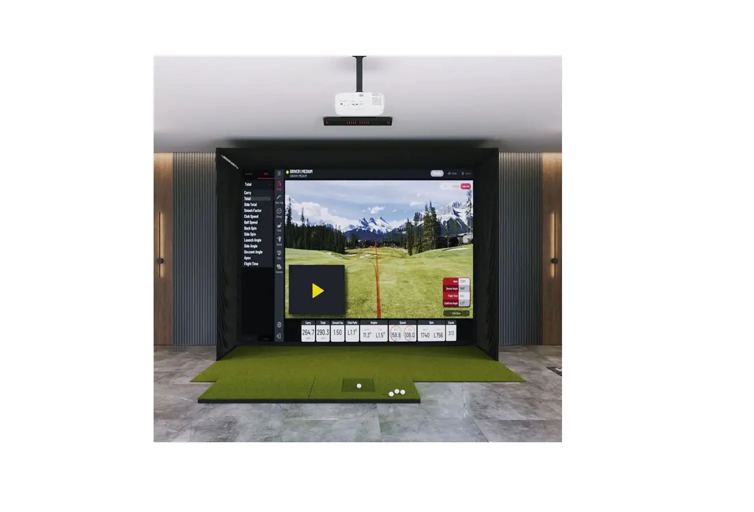 Uneekor Eye Xo Sig12 Golf Simulator Package Installation Guide