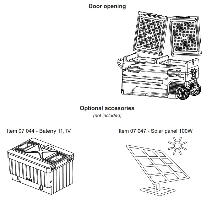 COMPASS 07 099 Ice Box Duo Compressor Cooling Box - fig 1