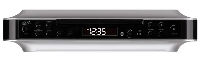 iLIVE IKB323SMP3U Wireless Under Cabinet Bluetooth MP3 Radio Music System