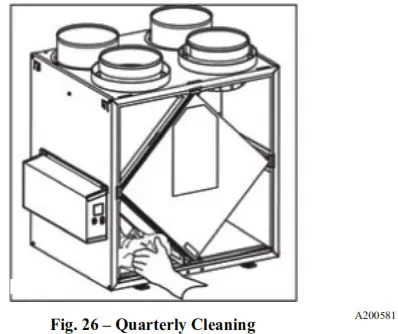 HVI ERVXXSHA1130 ERV and HRV Fresh Air Systems - MAINTENANCE 1