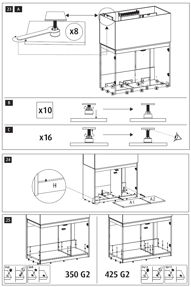 Red-Sea-5299A-B-REEFER-350-and-425-G2-Cabinet-and-Aquarium-fig-6