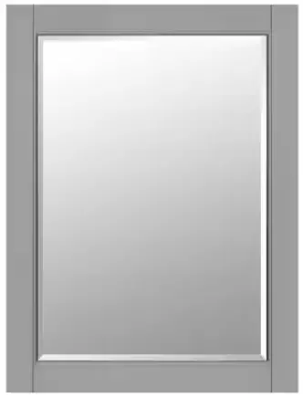 HOME DECORATORS COLLECTION 21038-M24-ST Rectangular Wood Framed Wall Bathroom Vanity Mirror