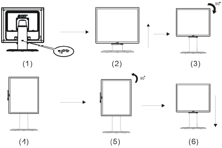 Acer-AL1716-LED-Rotate-Adjustment-Fig-7