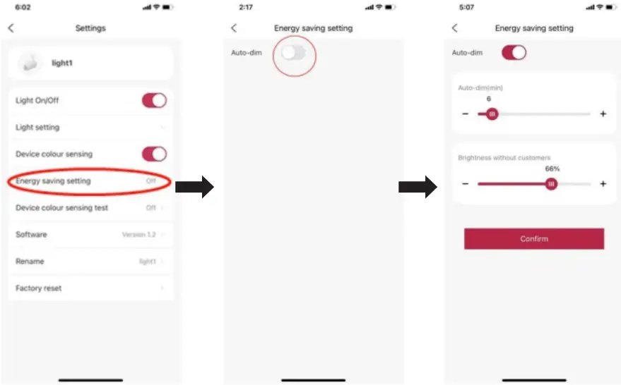 Energy Saving Setting