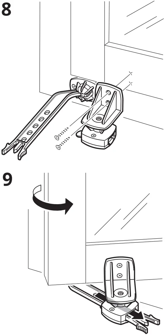 IKEA AA 2227628 3 2 UNDVIKA Window Stop White - Figure 11