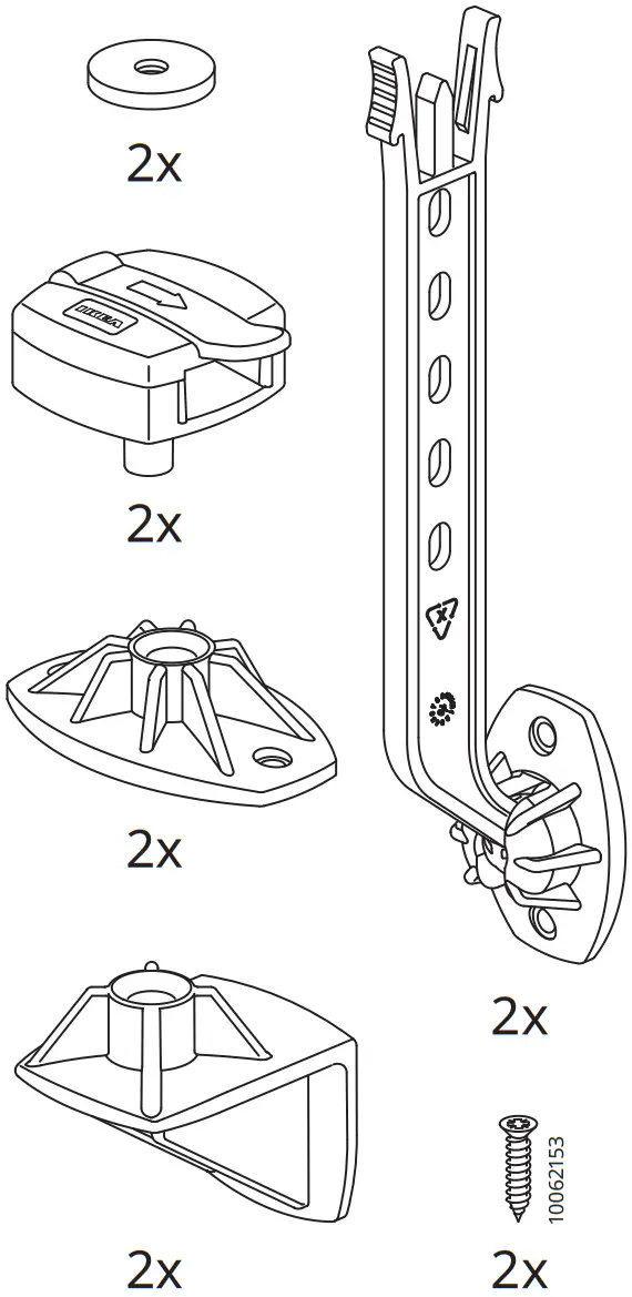 IKEA AA 2227628 3 2 UNDVIKA Window Stop White - Figure 2