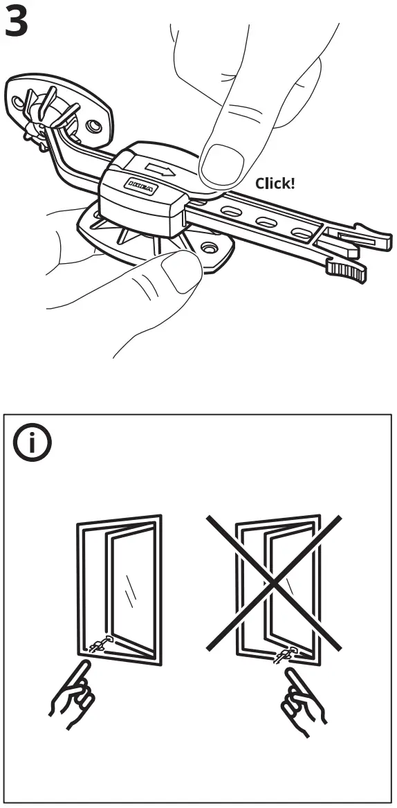 IKEA AA 2227628 3 2 UNDVIKA Window Stop White - Figure 5