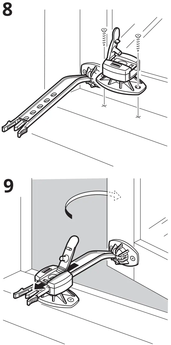 IKEA AA 2227628 3 2 UNDVIKA Window Stop White - Figure 8