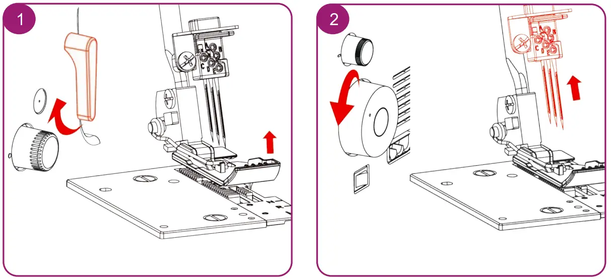 Threading Needle Thread