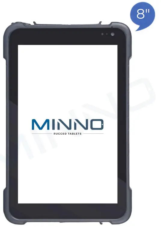 MINNO A8 Resilient 8 Inch Android Rugged Tablet