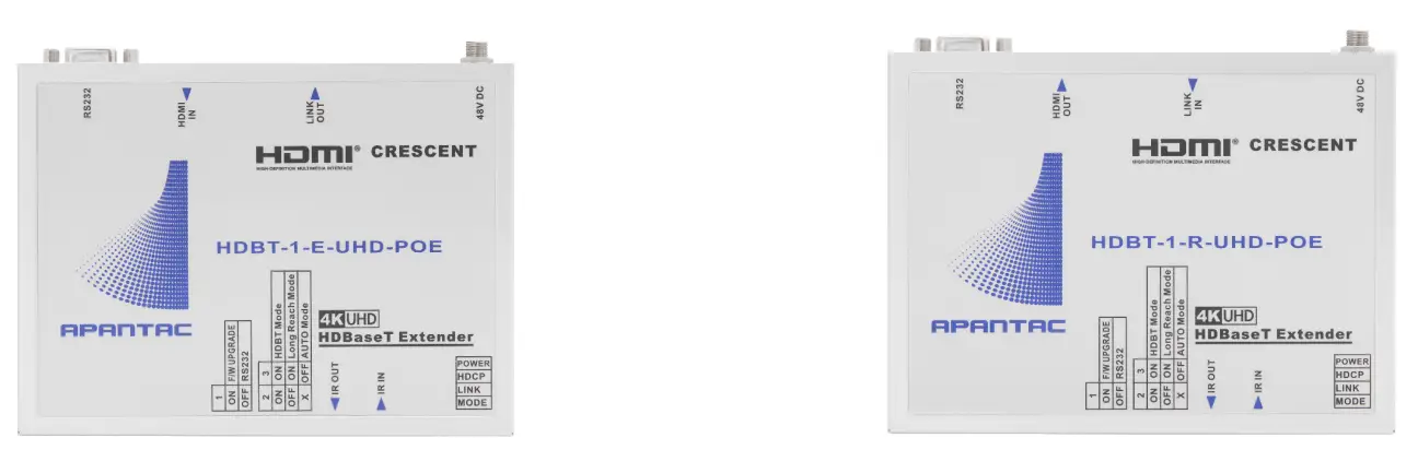 APANTAC HDBT-SET-14 4K-UHD HDBaseT Extenders