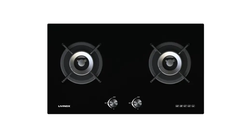 Livinox Lgh-maple 2ba-bl 2 Burner Glass Hob Instruction Manual