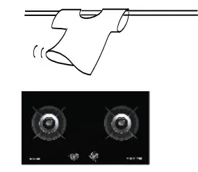 LIVINOX LGH-MAPLE 2BA-BL 2 Burner Glass Hob - valve 2