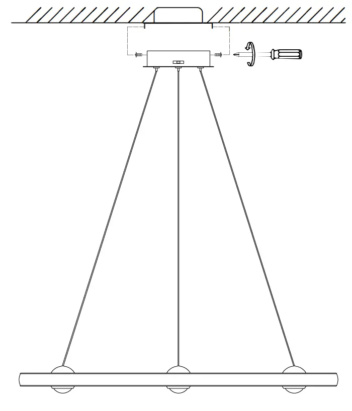 ET2 E23513 Nodes 32 Inch LED Pendant CCT - figer 5