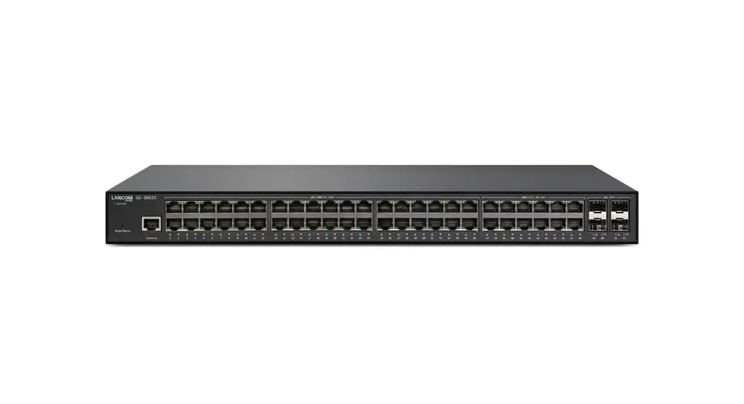 Lancom Gs-3652x Rackmount Gigabit Managed Switch User Guide