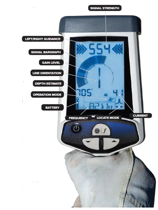 JAMESON 17-300R Cable and Pipe Precision Locating Receiver 3