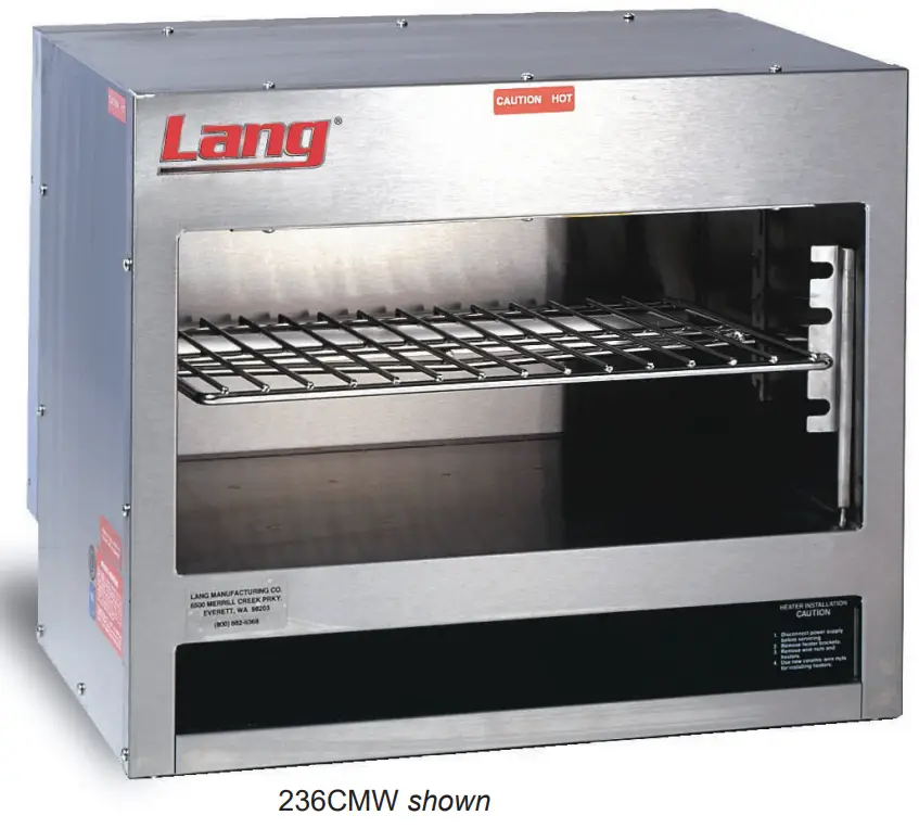 Lang 248CMW LP Gas Infrared Cheesemelter