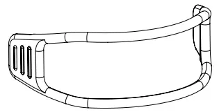 MAHLE E185 Battery Range Extender - Rubber strap