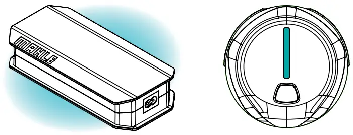 MAHLE E185 Battery Range Extender - charger LED