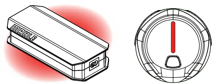 MAHLE E185 Battery Range Extender - during charging